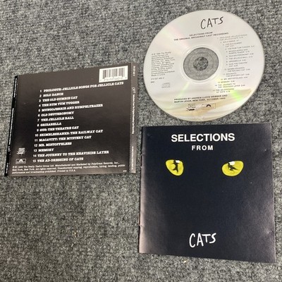 Cats Selections Original Broadway Cast CD PolyGram 1989 Musical FreeShip NoCase