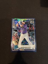 2019 Donruss Optic Brendan Rodgers /99 Purple Pandora Rookie Card Rockies