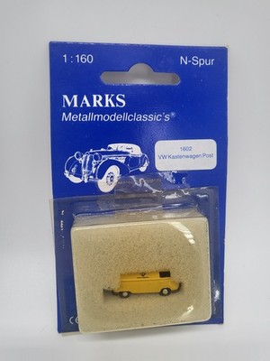 Marks Spur N 1602 Modellfahrzeug VW Kastenwagen Post in OVP MA235