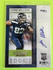 Luke Willson 2013 Panini Contenders #162 SP RC Rookie Auto Autograph 