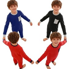 Unisex Kids Bodysuit Adaptive Clothing Jumpsuit Overalls Romper With Pocket