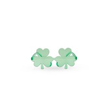 Target Novelty Glasses Shamrock - Bullseye's Playground