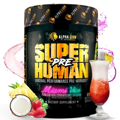 Pre Workout Powder Beta Alanine L Taurine Caffeine 21 Servings Alpha Lion Energy