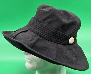 Giovanni New York Black Church Wedding Wide Brim Hat Black Wide Brim Hats for Women Big Bowknot Formal Church  main image 4