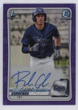 2020 Bowman Chrome Prospects Purple Refractor /250 Ruben Cardenas Auto 12i0