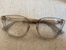 Gucci GG01840 005 Women s Clear Plastic Full Rim Eyeglasses Frames 50-18-145
