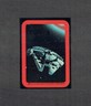 1977 Topps Star Wars #21 Red Border Sticker! Millennium Falc