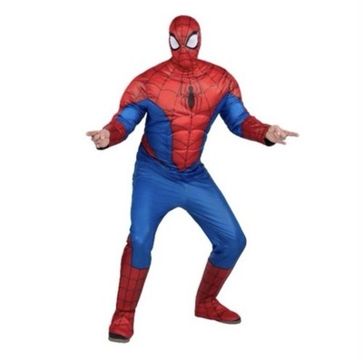 Spider-Man Marvel Studios Comics Top & Mask Costume Adult S/M NEW