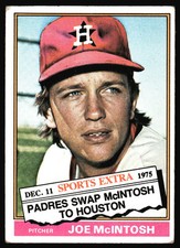 1976 Topps Joe McIntosh #497T Houston Astros
