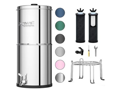 #ad Purewell 3 Stage 0.01μm Ultra Filtration Gravity Water Filter System NSF ANSI 4 $106.40