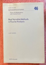 Real Variable Methods in Fourier Analysis by ...