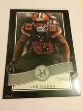 2015 Topps Museum Collection Jumbo 5x7 Joe Haden Browns 99 #’d /49