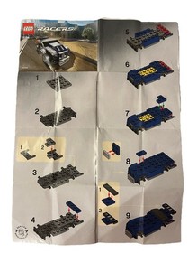 LEGO Racers Nitro Muscle Car Building Set 100% Complete With Instructions CIB