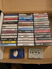44 Cassette Tapes Mostly Country 70s And 80s