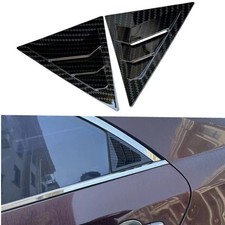 2pcs For Kia Forte 2009-2013 Carbon Fiber Side Vent Window Louver Shutter Cover 2pcs For Kia Forte 2009-2013 Carbon Fiber Side Vent Window Louver Shutter Cover