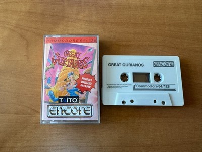 Tolle Gurianos C64/128 Commodore 64 Spielkassette - PAL CIB - SEHR SELTEN