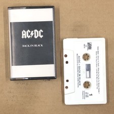 AC/DC Cassette Tape Metal Blues BACK IN BLACK HELLS BELLS RARE CLUB EDITION