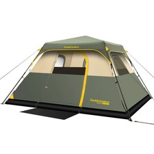 FanttikOutdoor Camping Tent 6 Person Instant Cabin Tent Setup in 60 Seconds