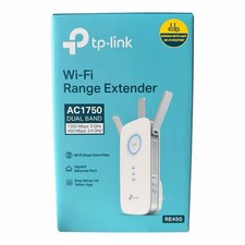 TP-Link RE450 Wi-Fi Range Extender AC1750 Dual Band Gigabit NEW Open Box