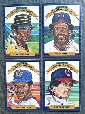 Johnny Ray, Gary Ward, Phil Bradley, Brett Butler, Diamond Kings 1985