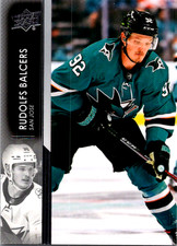 2021-22 Upper Deck Series 2 Rudolfs Balcers San Jose Sharks #393