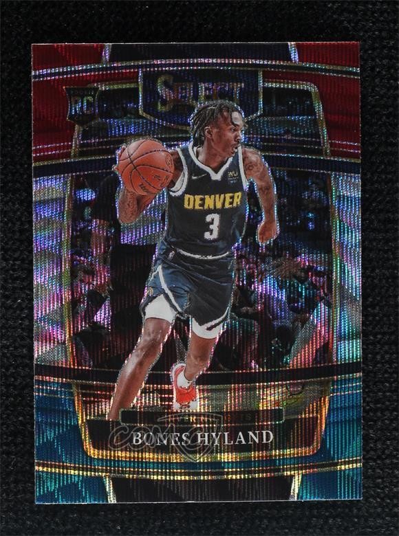 2021-22 Panini Select Concourse Tri-Color Prizm Bones Hyland #79 lw9
