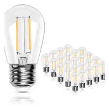 BRIMAX 25 St&uuml;ck S14 E27 LED Birnen 2,0W 180lm Warmwei&szlig; f&uuml;r Hochzeit Biergarten