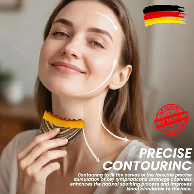 Alpenfaser  Gesichtsbürste Lymph Massagebürste Anti-Augenringe Aluvea Face Brush