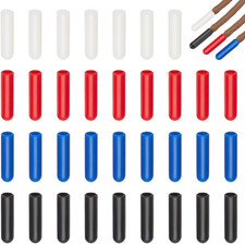 48pcs Shoelace Tips 4 Colors Shoe Lace Ends Tips Shoe Lace Aglets Cord End Ca...