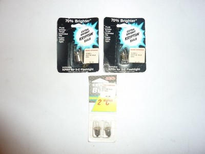 4 Hipwell + Dorcy Krypton Replacement Bulbs For 2 Cell C NOS