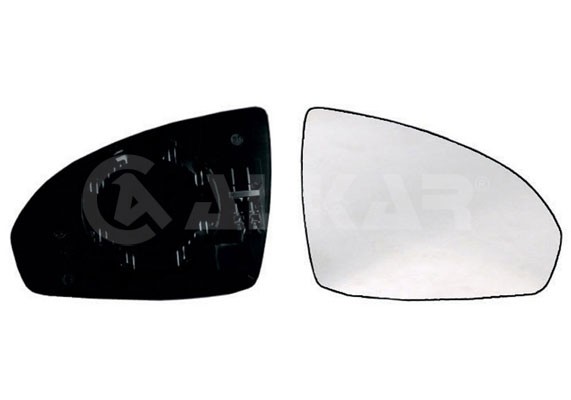 Spiegelglas Aussenspiegel Rechts FÜR Smart Fortwo Coupe (451) - Alkar 6402009-image