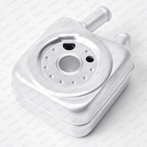 Engine Oil Cooler For VW Golf Jetta Passat Audi A4 A6 1.8T 2.0L 2.8L 078117021A - Picture 12 of 13
