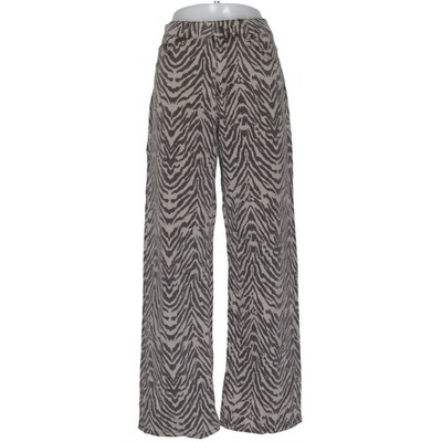 Global F, Jeans, Größe: S, Grau/Beige, Baumwolle, Zebra, Damen #6od