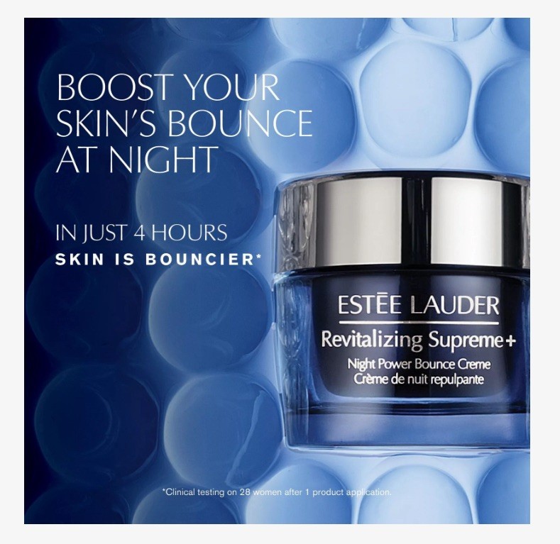 NEW Estée Lauder Revitalizing Supreme+ Night Power Bounce Crème *(2.5oz / 75ml)*