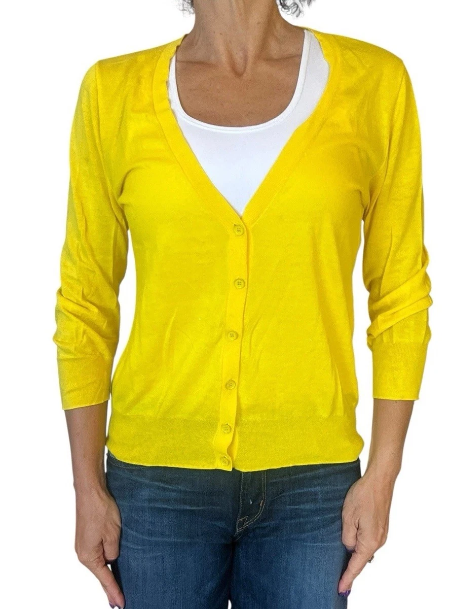 Pull Léger J.Crew Femme - Jaune, Taille S, Occasion Très Bon état