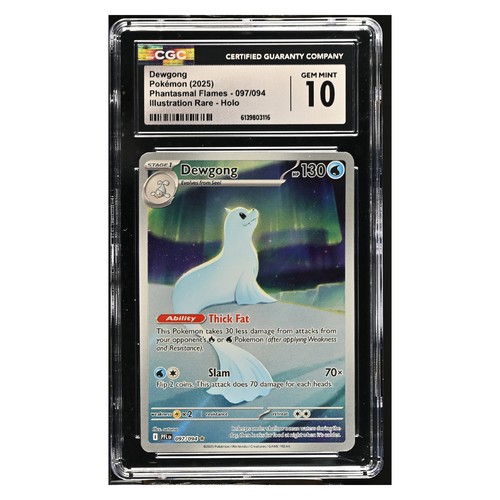 Dewgong graded CGC 10 for sale on eBay