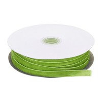 "Samtband Geschenkverpackung 50 Yard X 3/8\" HellgrüNes Einseitiges Samtbandrolle"