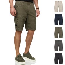 Short cargo Indicode pour hommes bermuda en trois pantalon court cargo short ...