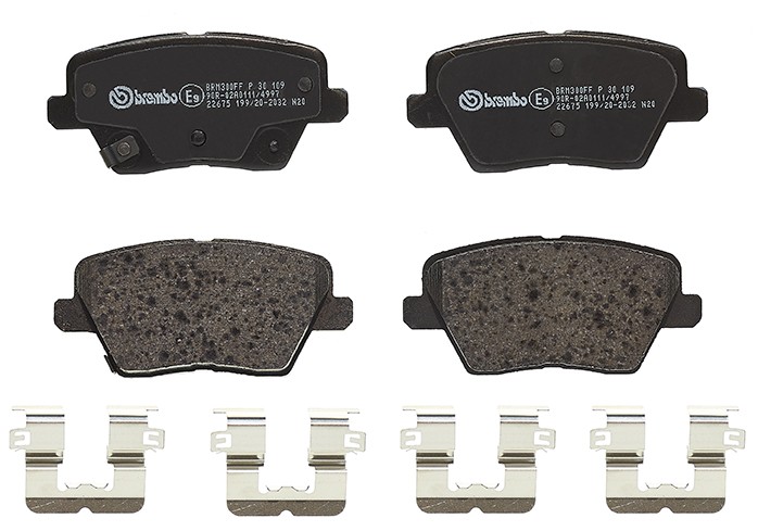 Rear BREMBO P 30 109 Brake Pad Set, disc brake for HYUNDAI,KIA - Image 8