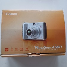 Canon A560 7.1MP Digital Camera Original Box Accessories