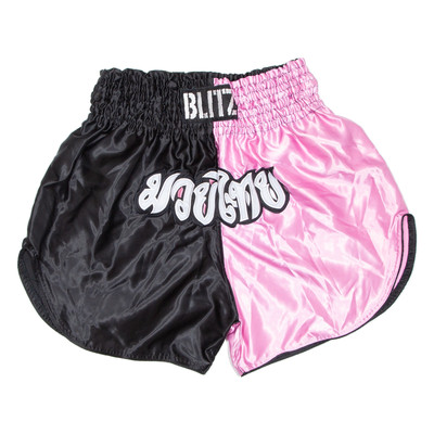 BLITZ Thai Boxing Herren Sport Shorts Pink Relaxed L W30
