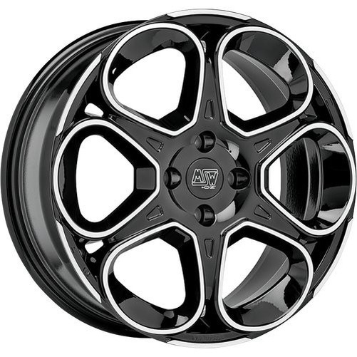 "Aluminiumrad FüR Volkswagen T-Roc 7,5J18\" 5X112 40 73 MSW MSW 83 Gloss Black"-image