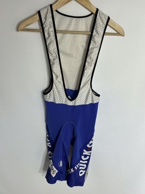 Vermarc Quick Step Innergetic Team Fahrrad Trägerhose | Herren | Blau | Medium