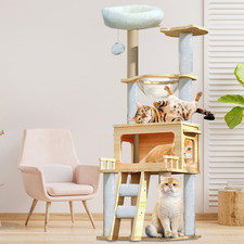 Cat Tree Tower Activity Center Large Playing House Condo Rest Cat 58"