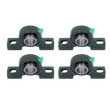 4-pc UCP205-16 Pillow Block Bearing 1" Bore, 2-Bolt, Self-Aligning, Solid Base