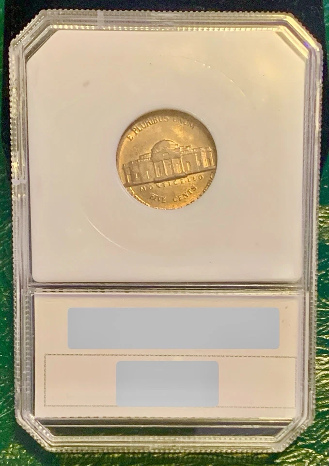 1979 Mint Error Jefferson Nickel Struck On 1 Cent Planchet (Rare)!!! - Image 2 of 4