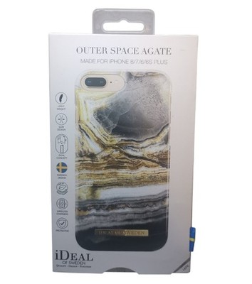 IDEAL OF SWEDEN, Hülle für iPhone 6 Plus/7 Plus/8 Plus Outer Space Marble, Gold