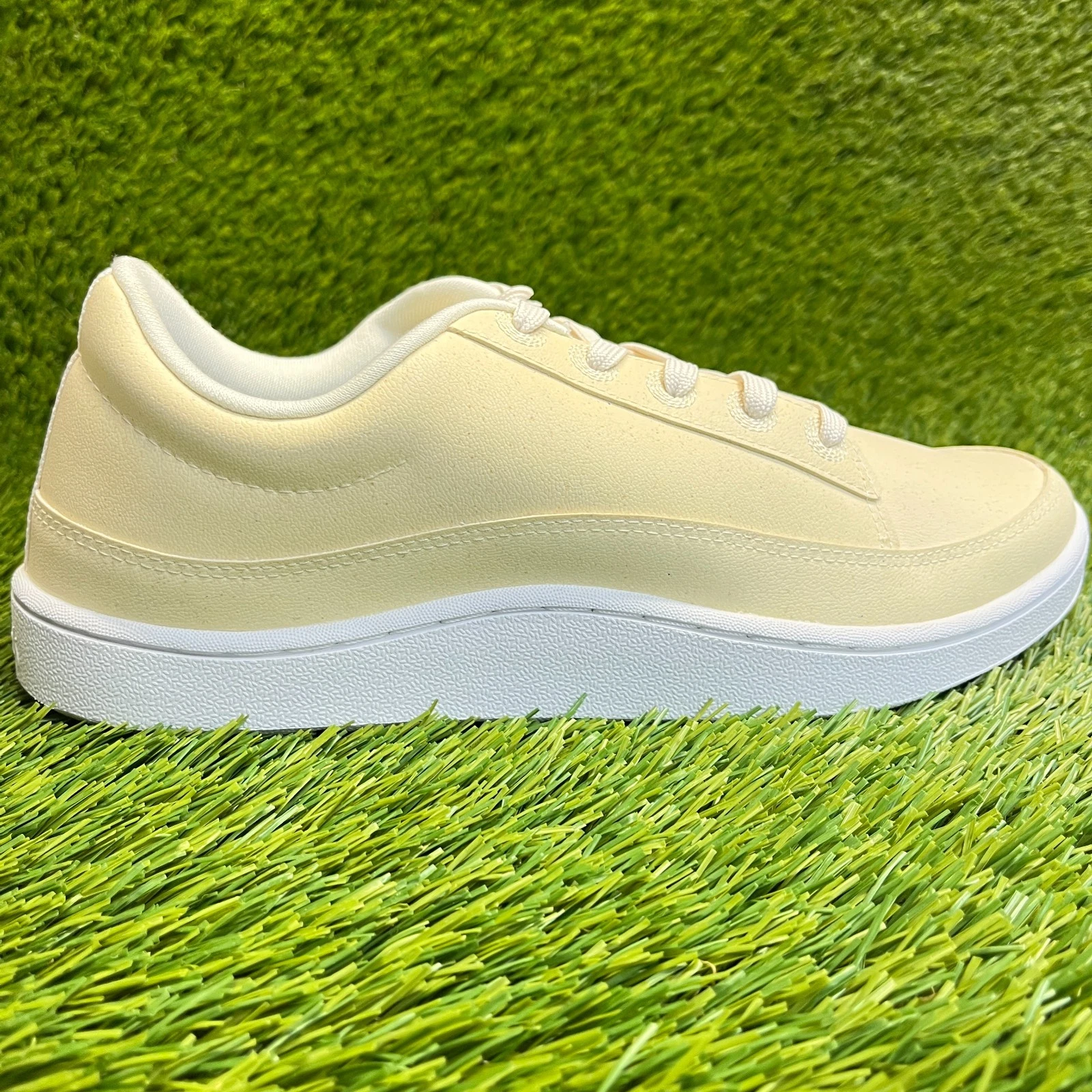 Allbirds Plant Pacer Womens Size 9 Mens 7.5 Natural White Athletic Leather Shoes