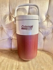 Vintage Coleman PolyLite Water Jug Cooler | Retro Camping Thermos | USA Made