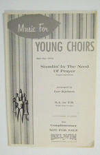 Standin In The Need Of Prayer Arr Lee Kjelson Belwin Inc 1902 1961 SA or TB